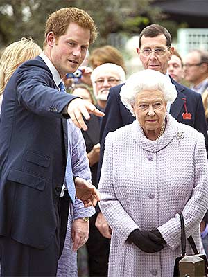 Prince Harry, Queen Elizabeth II