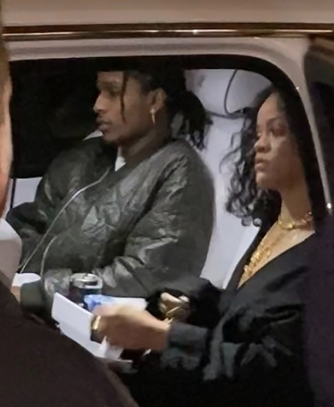 Rihanna & A$AP Leave a Party