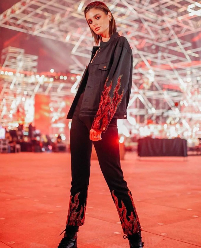 Taylor Hill wears Alexandre Vauthier