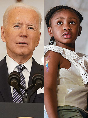 Joe Biden and Gianna Floyd