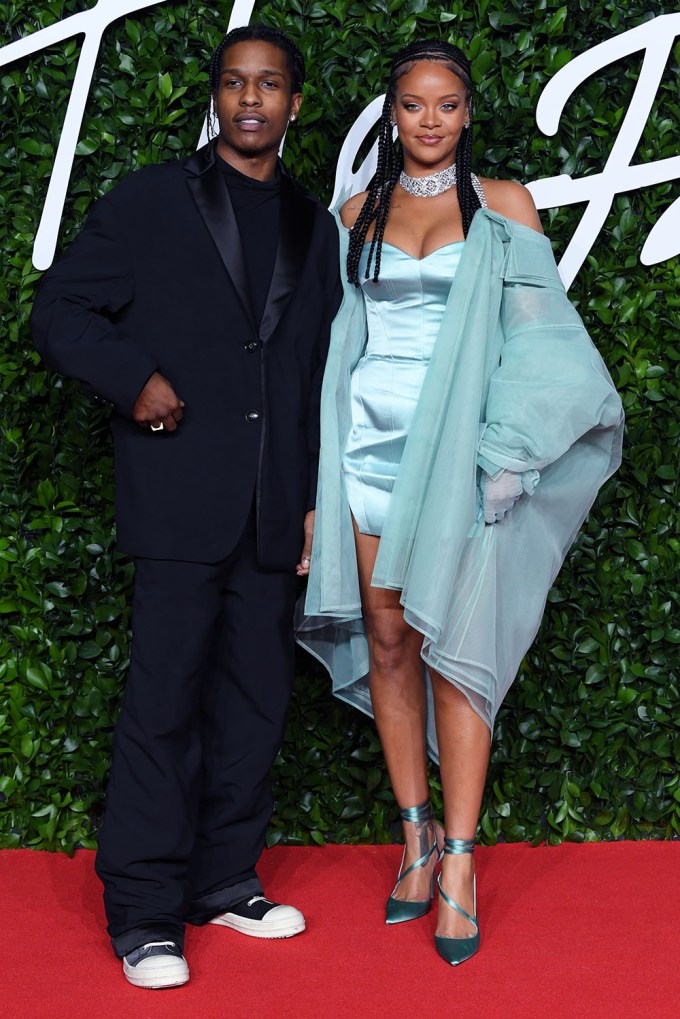 Rihanna & A$AP Rocky At The 2019 Fashion Awards