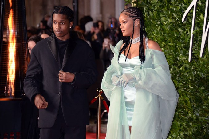 Rihanna Takes A$AP Rocky at the Fashion Awards