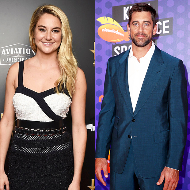 Shailene Woodley Aaron Rodgers