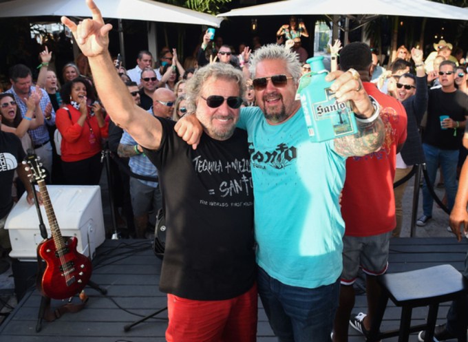 Sammy Hagar and Guy Fieri