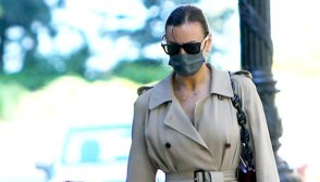 Irina Shayk daughter matching coats