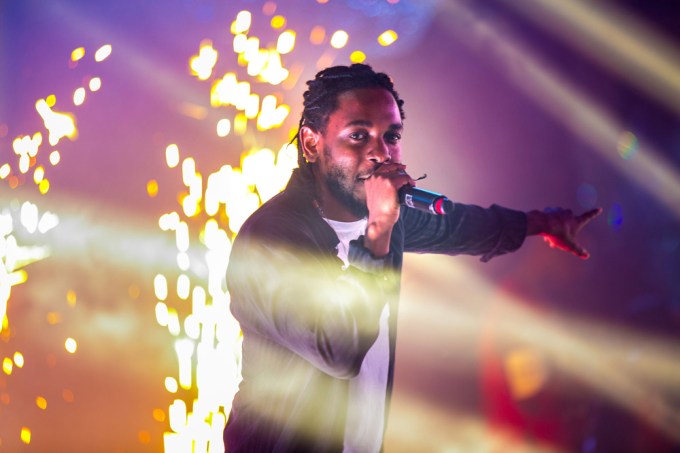 Kendrick Lamar performing