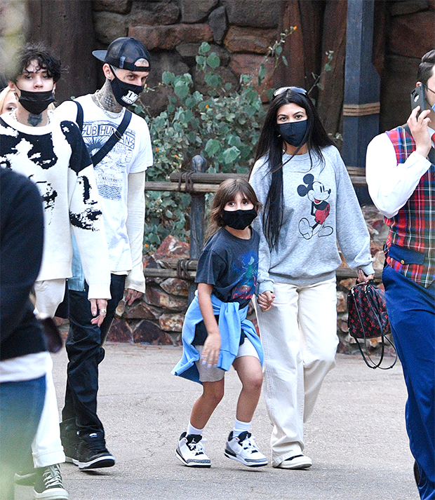 Kourtney Kardashian Travis Barker Disneyland