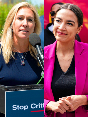 Marjorie Taylor Green Alexandria Ocasio-Cortez