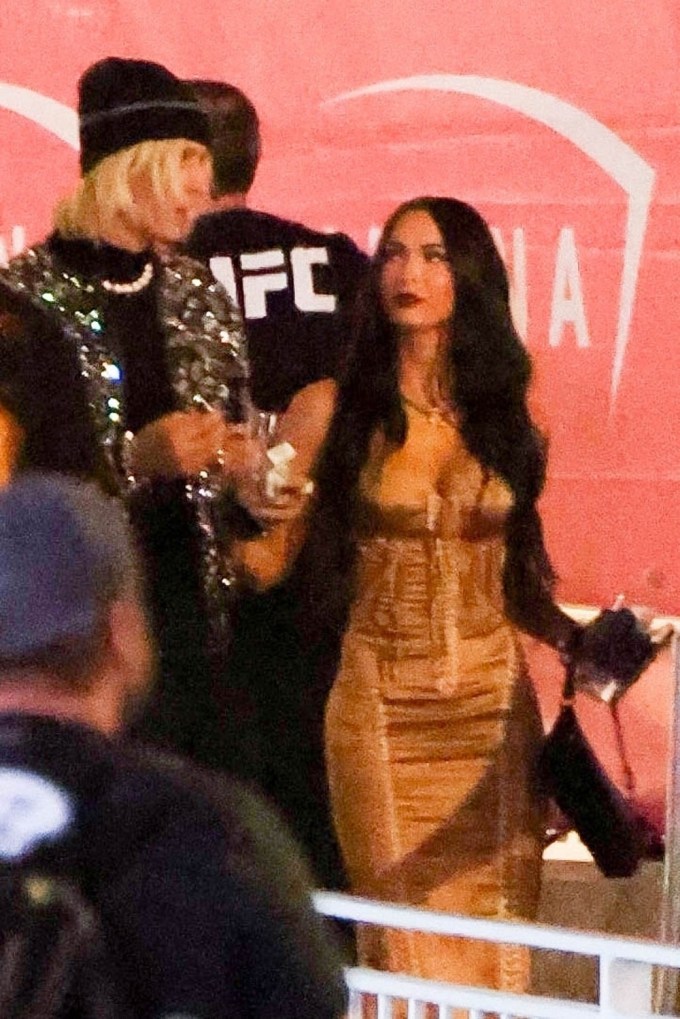 Machine Gun Kelly and Megan Fox After UFC 264