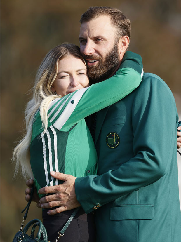 Paulina Gretzky and Dustin Johnson 