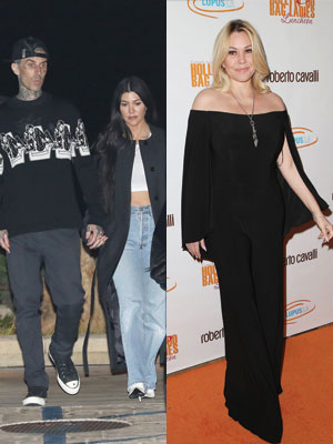 Travis Barker, Shanna Moakler, Kourtney Kardashian