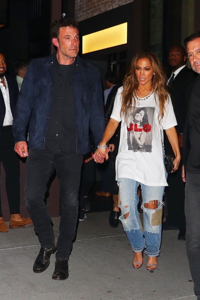 J.Lo & Ben Affleck backstage at the Global Citizen Concert