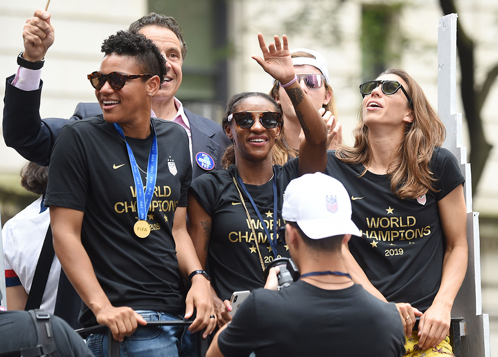 US Women’s soccer team World Cup Ticker-Tape Parade, New York, USA - 10 Jul 2019