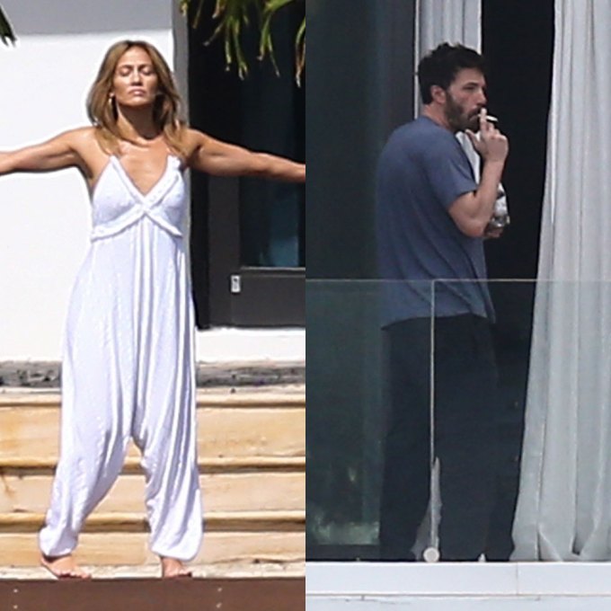 Jennifer Lopez & Ben Affleck In Miami