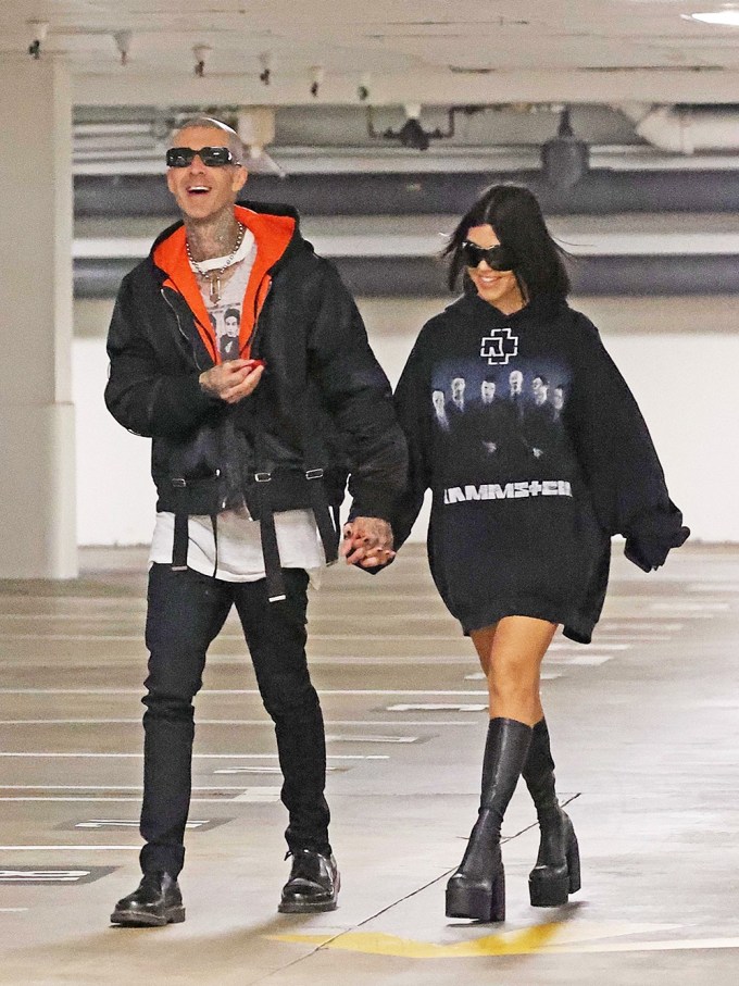 Kourtney Kardashian & Travis Barker Film A New Reality Show