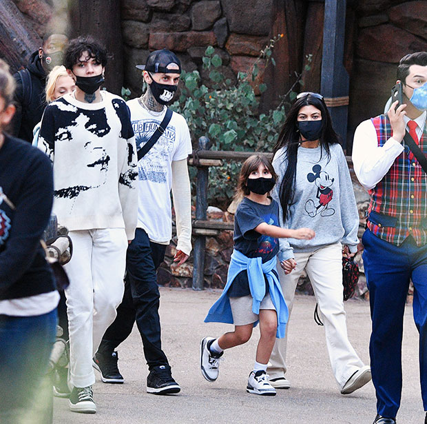 Kourtney Kardashian Travis Barker Mason Disick