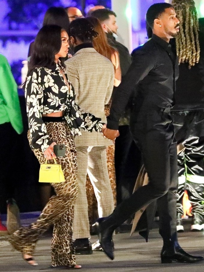 Michael B. Jordan & Lori Harvey After Drake’s Billboard After-Party