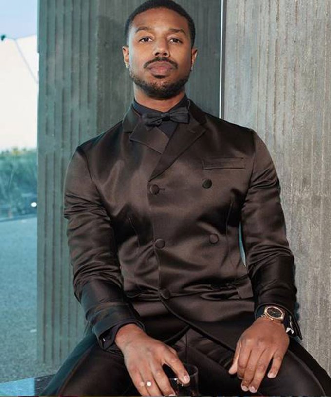Michael B. Jordan wears BVLGARI