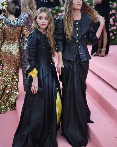 Mary-Kate Olsen and Ashley Olsen
Costume Institute Benefit celebrating the opening of Camp: Notes on Fashion, Arrivals, The Metropolitan Museum of Art, New York, USA - 06 May 2019
Wearing Chanel, Vintage