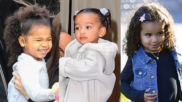 True Thompson, Chicago West, and Dream Kardashian