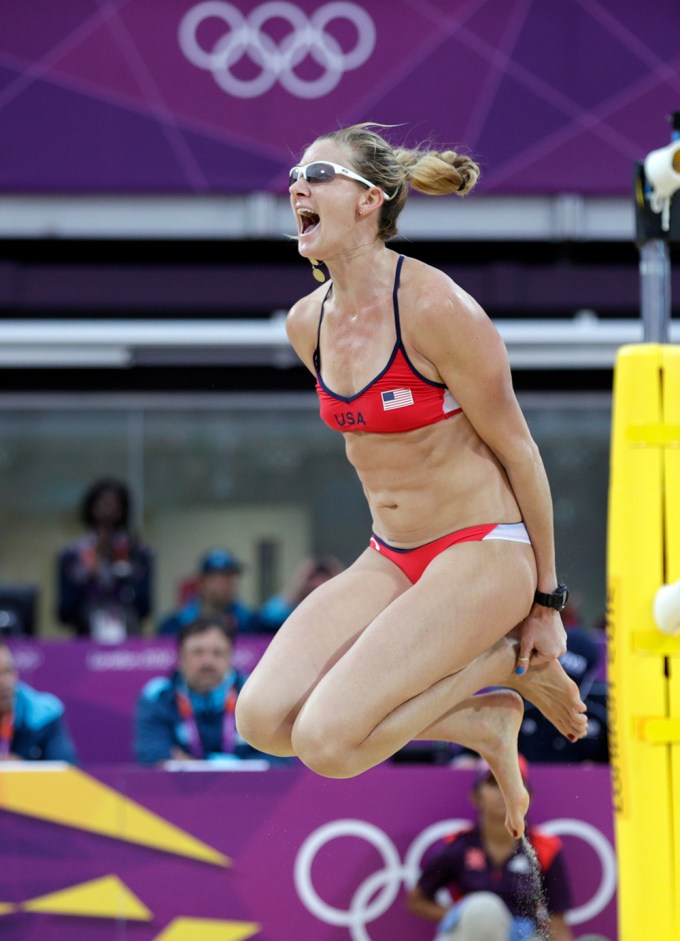 Kerri Walsh Jennings In A Patriotic Bikini