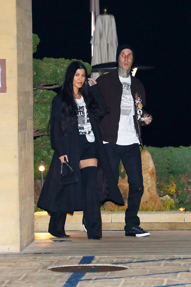 Travis Barker Kourtney Kardashian