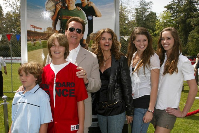 Maria Shriver With Family