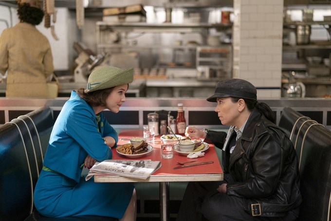 Rachel Brosnahan & Alex Borstein Get Lunch