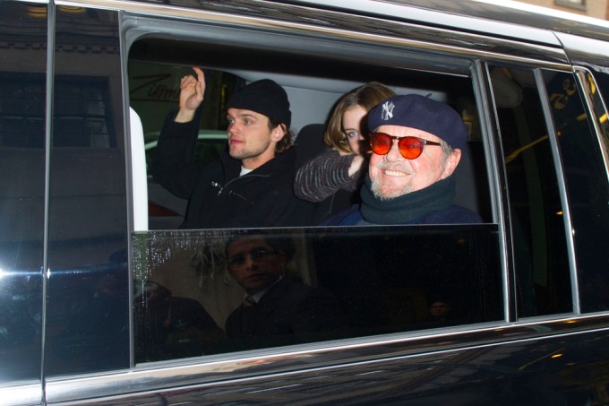 Ray Nicholson Out With His Dad & Sister