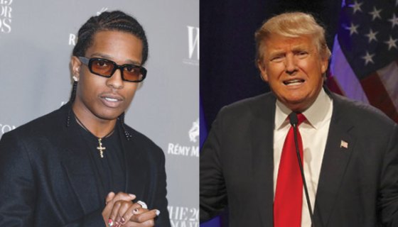 A$AP Rocky, Donald Trump
