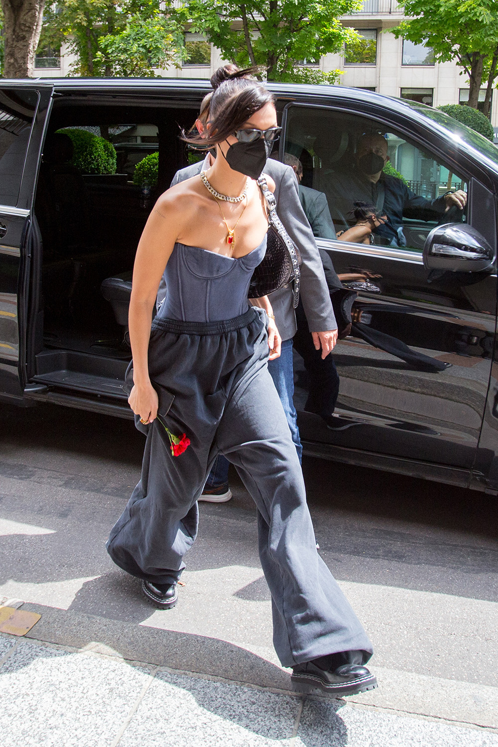 Bella Hadid leaving Balenciaga fashion show as part of Paris Fashion Week on July 07, 2021 in Paris, France. Photo by Nasser Berzane/ABACAPRESS.COM

Pictured: Bella Hadid
Ref: SPL5237022 070721 NON-EXCLUSIVE
Picture by: AbacaPress / SplashNews.com

Splash News and Pictures
USA: +1 310-525-5808
London: +44 (0)20 8126 1009
Berlin: +49 175 3764 166
photodesk@splashnews.com

United Arab Emirates Rights, Australia Rights, Bahrain Rights, Canada Rights, Greece Rights, India Rights, Israel Rights, South Korea Rights, New Zealand Rights, Qatar Rights, Saudi Arabia Rights, Singapore Rights, Thailand Rights, Taiwan Rights, United Kingdom Rights, United States of America Rights