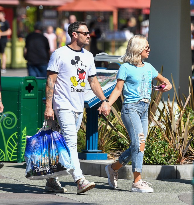 Brian Austin Green & Sharna Burgess At Disneyland