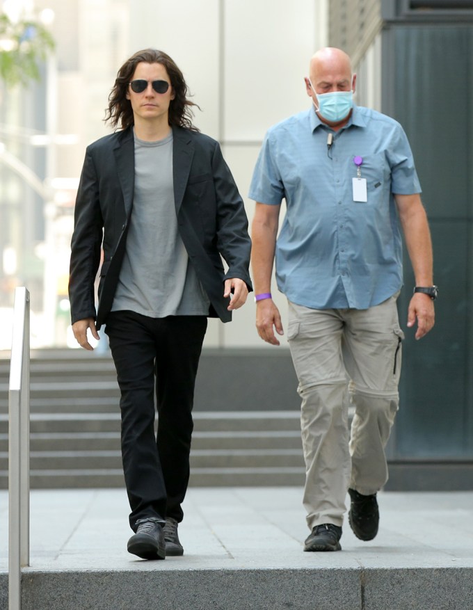 Jared Leto On The Set Of ‘WeCrashed’