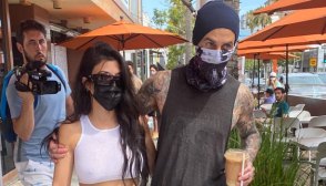 Kourtney Kardashian See Through Tank Top