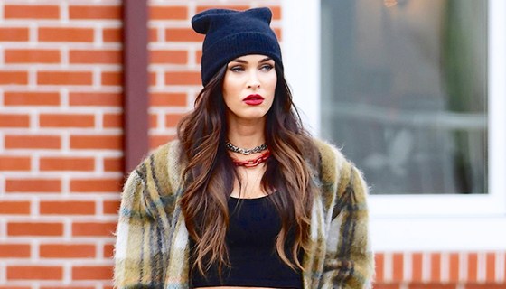 Megan Fox wearing a camisole tank