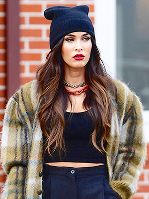 Megan Fox wearing a camisole tank