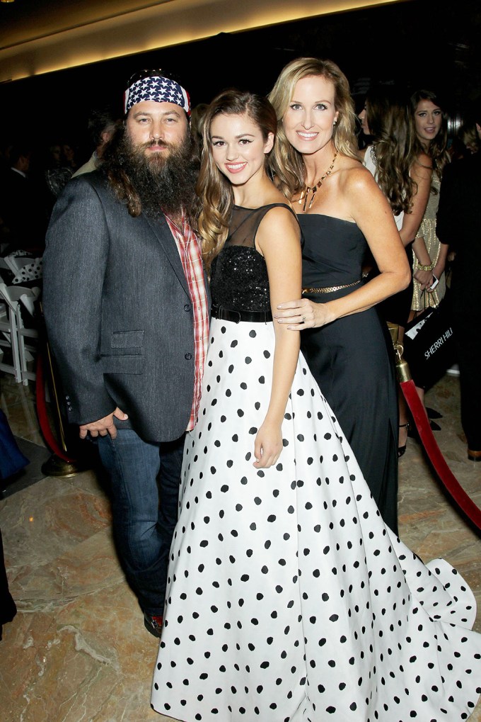 Saide Robertson With Her Parents