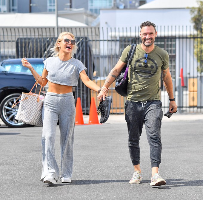 Brian Austin Green & Sharna Burgess At ‘DWTS’ Rehearsals