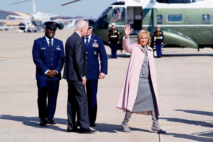 The Bidens At Andrews Air Force Base