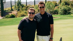 james corden and tom brady
