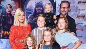 tori spelling, dean mcdermott, and their children
