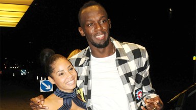 Kasi Bennett and Usain Bolt