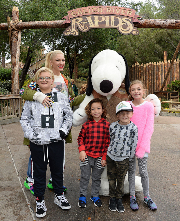 Gwen Stefani and her kids