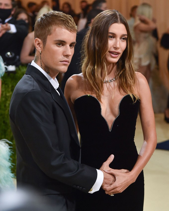 Justin & Hailey Bieber Glow At The 2021 Met Gala