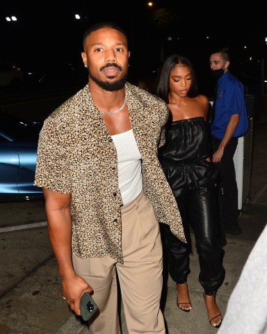 Michael B. Jordan and Lori Harvey
Michael B. Jordan and Lori Harvey seen on a night out, Los Angeles, USA - 20 Aug 2021