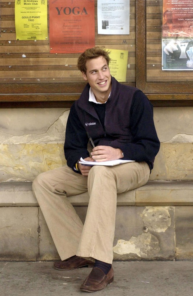 Prince William at University of St. Andrew’s (2004)