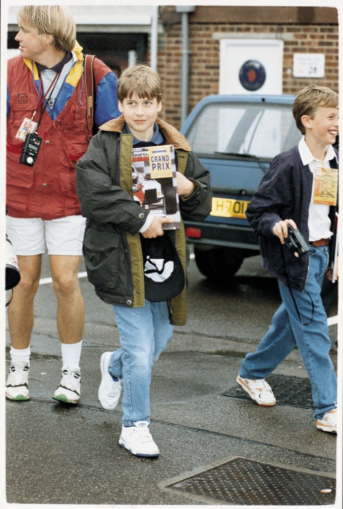 Prince William At The Grand Prix (1992)