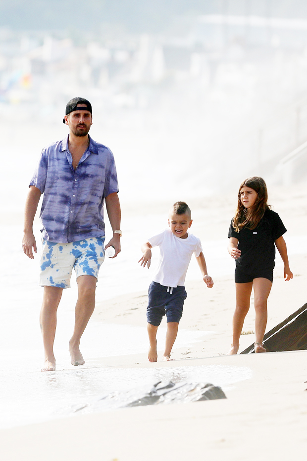 scott disick with kids reign and penelope