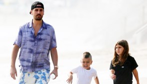 scott disick with kids reign and penelope