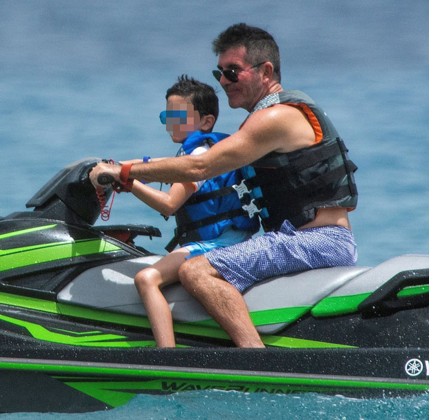 simon cowell and his son